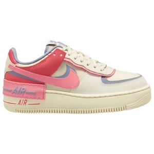 Pink and purple Air Force ones